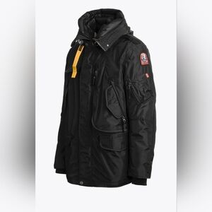 Parajumpers Men's Right Hand Hooded Jacket in Black LIKE NEW